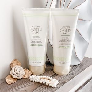 Mary Kay White Tea and citrus Shea Butter Body Wash and Lotion Set